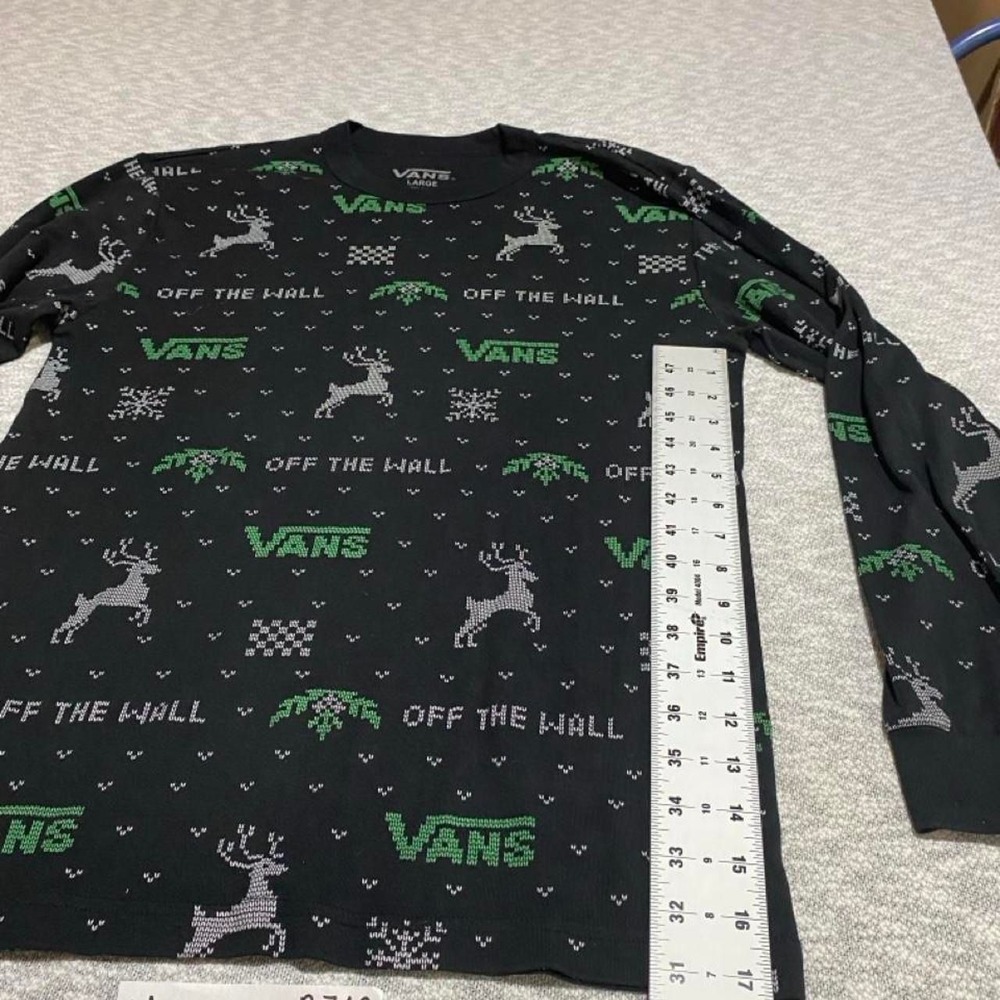 Vans Christmas pajama set Size L. SKU-B762 Cotton & polyester blend